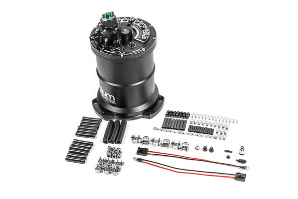 Radium Engineering — Radium Multi-Pump Fuel Surge Tank Fits Walbro GSS342 / AEM 50-1200 / DW DW440 (Pumps Not Included)
MPFST-R - view 3